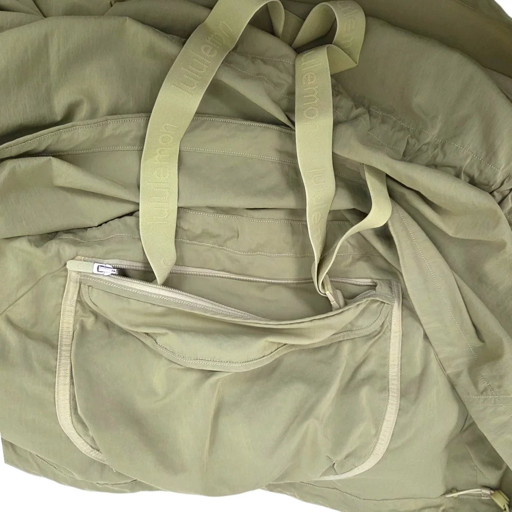 Lululemon Evergreen Anorak Packable Jacket Pullover Womens 8 Green Windbreaker - Picture 4 of 16